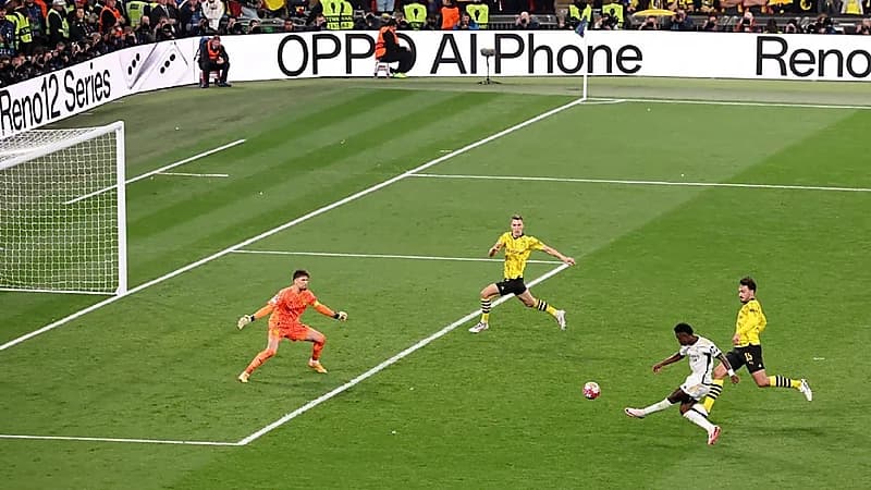 بيلينغهام يحتفل بهدف فينيسيوس قبل إحرازه.. فيديو