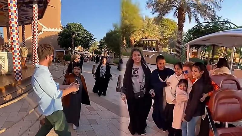 أطفال يلتقطون صورة مع يسرا دون أن يكتشفوا أن سبايدرمان هو من يصورهم ..فيديو