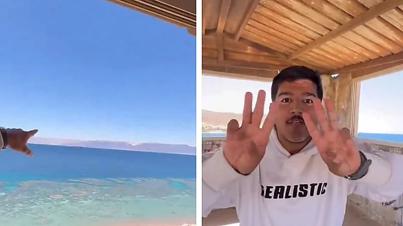 غرفة في شمال المملكة تطل على ثلاث دول تثير التفاعل .. فيديو