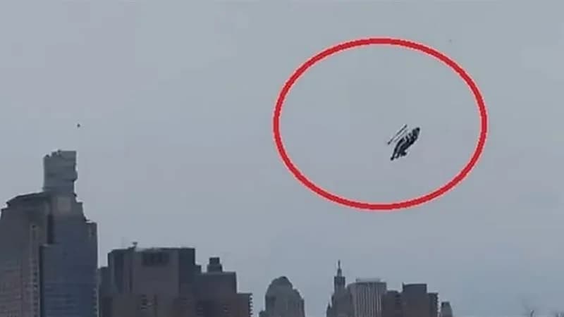 ايقاف الشركة المشغلة لمروحية سقطت في نهر هدسون .. فيديو
