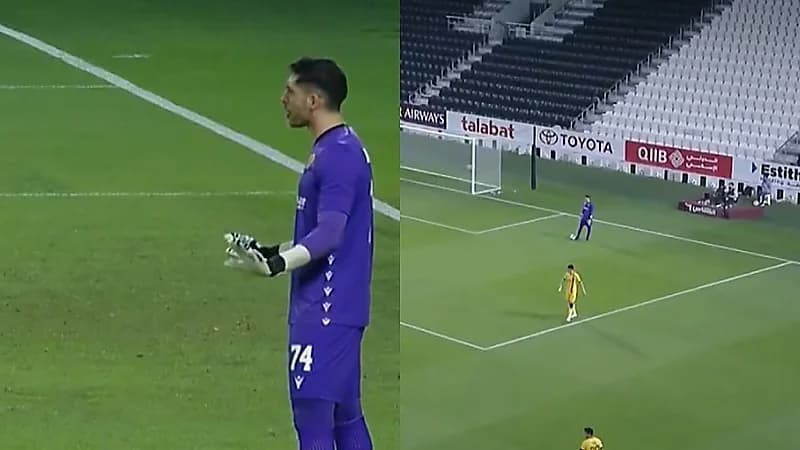 تصرف مثير في كأس أمير قطر .. فيديو