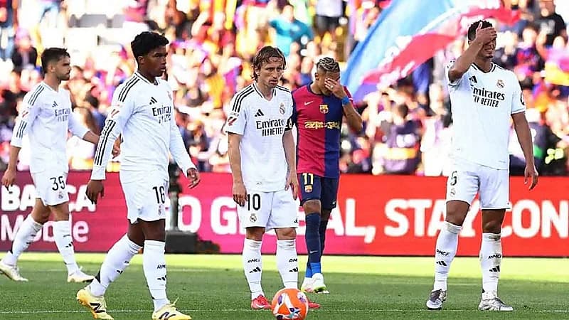 5 متهمين في ريال مدريد بعد سقوط الكلاسيكو أمام برشلونة