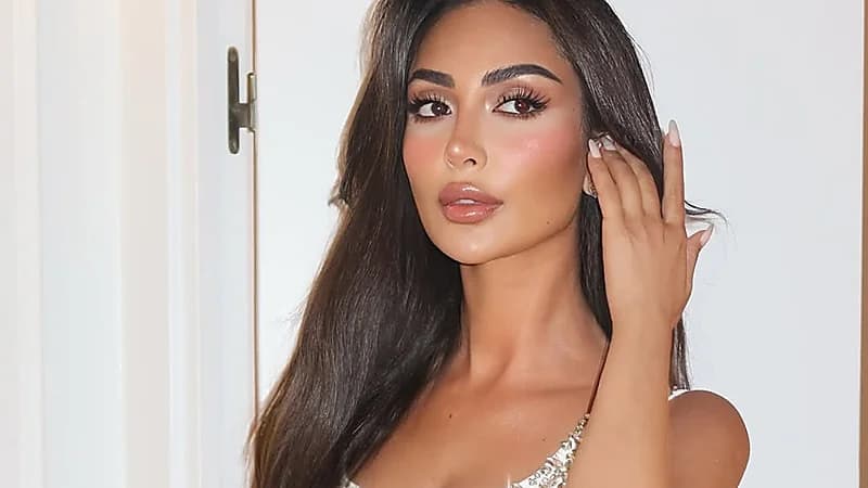 نور الغندور بإطلالة ناصعة البياض في العيد