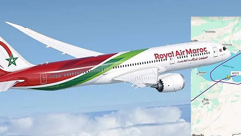 رحلة للخطوط الملكية المغربية تتفادى دخول أجواء الجزائر في اللحظة الأخيرة