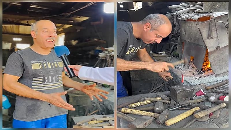 حداد سعودي يحافظ على مهنة الأجداد منذ 35 عاماً بالقطيف.. فيديو