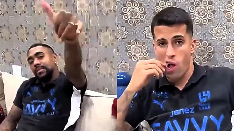 كانسيلو ومالكوم يوجهان تحية لجماهير الهلال باللغة العربية .. فيديو