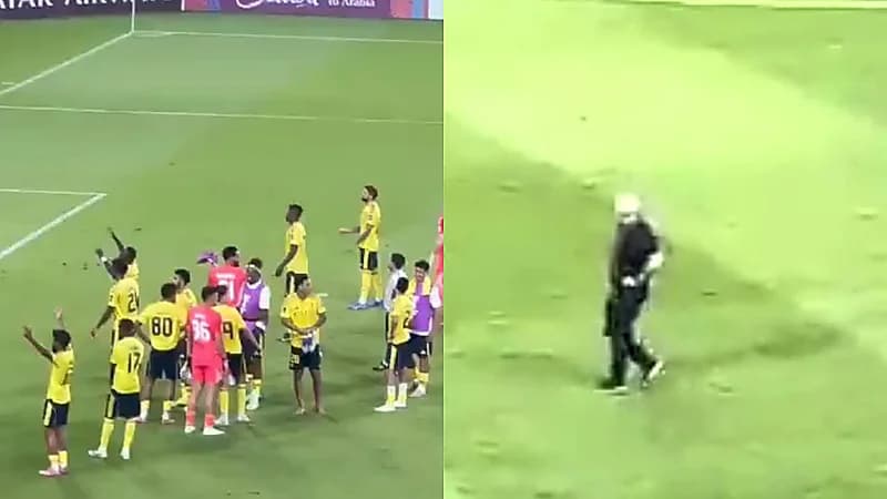 جيسوس يشارك لاعبي النصر فرحة الفوز وسط تفاعل كبير من الجماهير .. فيديو