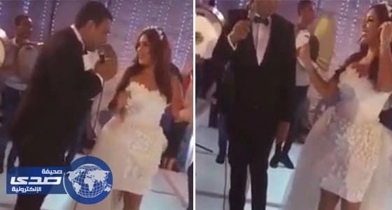 بالفيديو.. نرمين ماهر عروسة في " أمان يا صاحبي "