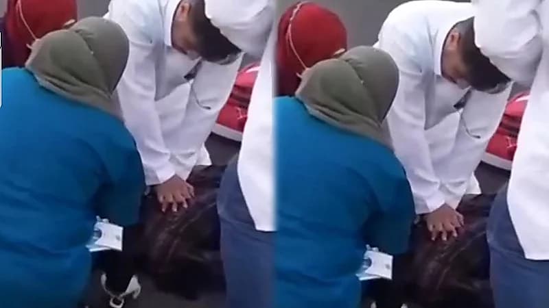 شاب يروي تفاصيل إنقاذه لمصاب تعرض لأزمة قلبية بحادث في تبوك.. فيديو