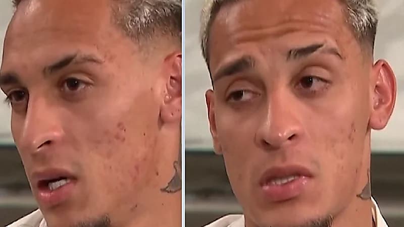 أنتوني يغالب دموعه في أول ظهور بعد استبعاده من منتخب البرازيل .. فيديو