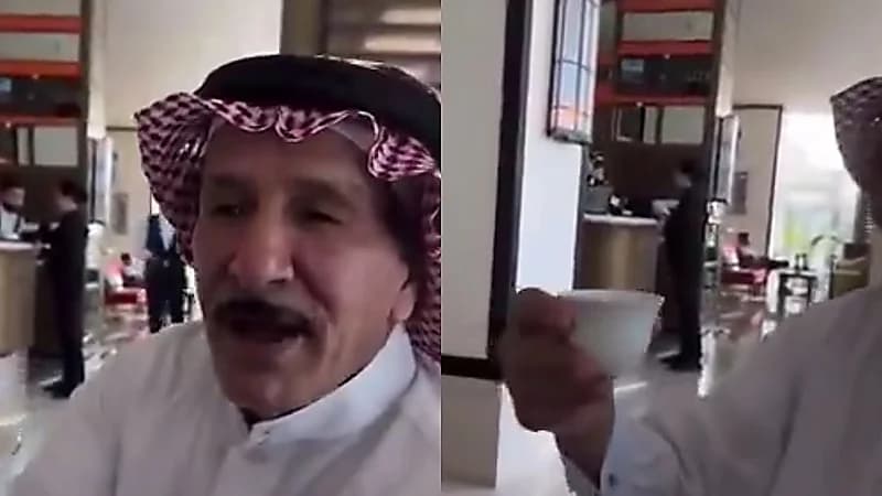 لقاء عفوي بين غوميز والفريان وهما يحتسيان القهوة .. فيديو