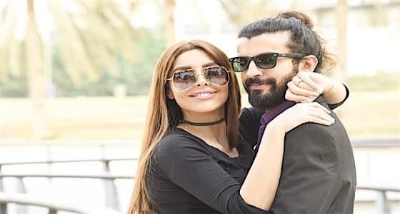 بالصور.. ليلى إسكندر تستغل " العاصوف " وتتغزل في زوجها