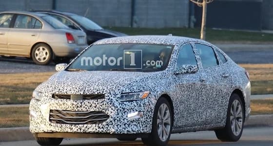 بالصور.. ظهور " شيفروليه ماليبو 2019 " أثناء الاختبارات بالشكل الجديد