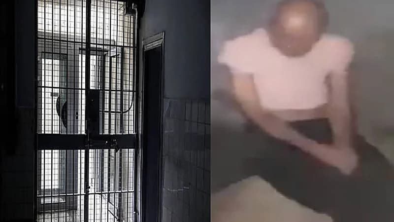 بالفيديو.. أبناء يحتجزون والدهم المسن في حوش أغنام.. والشرطة تحرره